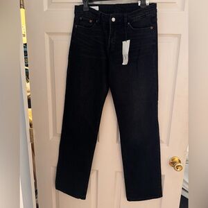 Zara NWT Lowrise Jeans in Black